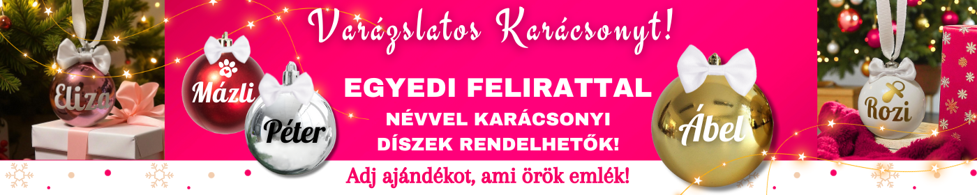 Karácsonyi gömb névvel