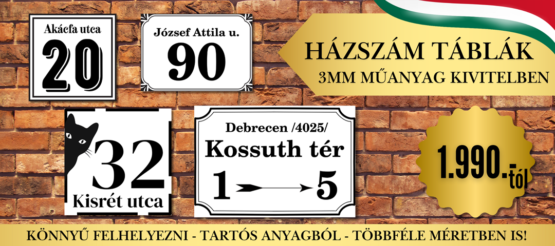 Házszámtábla