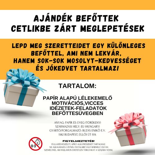 Ajándék befőtt - Szülinapi boldogság