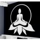 Yogázó nő spirituális matrica