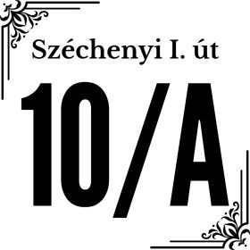 Házszám tábla 11