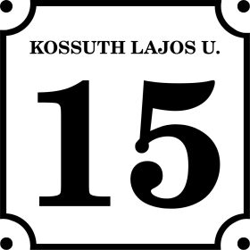 Házszám tábla 45