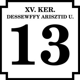 Házszám tábla 46