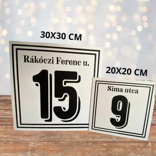 Házszám tábla 46