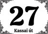 Fekvő házszámtábla 7