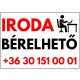 Iroda bérelhető tábla