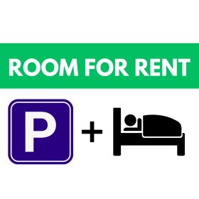 Room for rent tábla