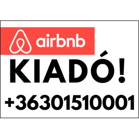 Airbnb kiadó tábla