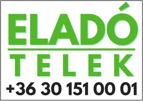 Eladó telek tábla