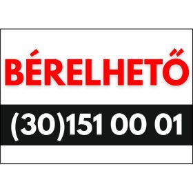 Bérelhető tábla