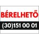 Bérelhető tábla