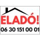 Szimpla Eladó tábla