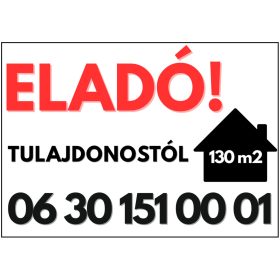 Eladó tulajdonostól tábla